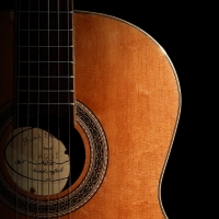 Foto Ausschnitt einer Gitarre