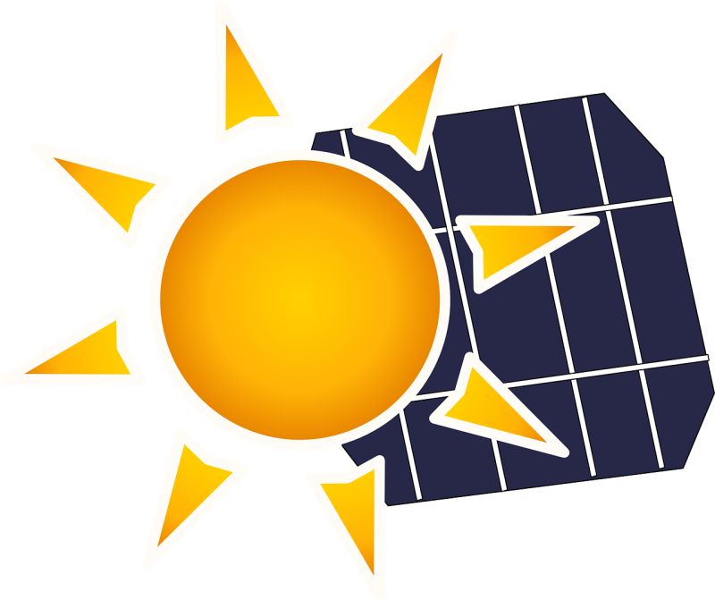 Sonnen- und Solarsymbol